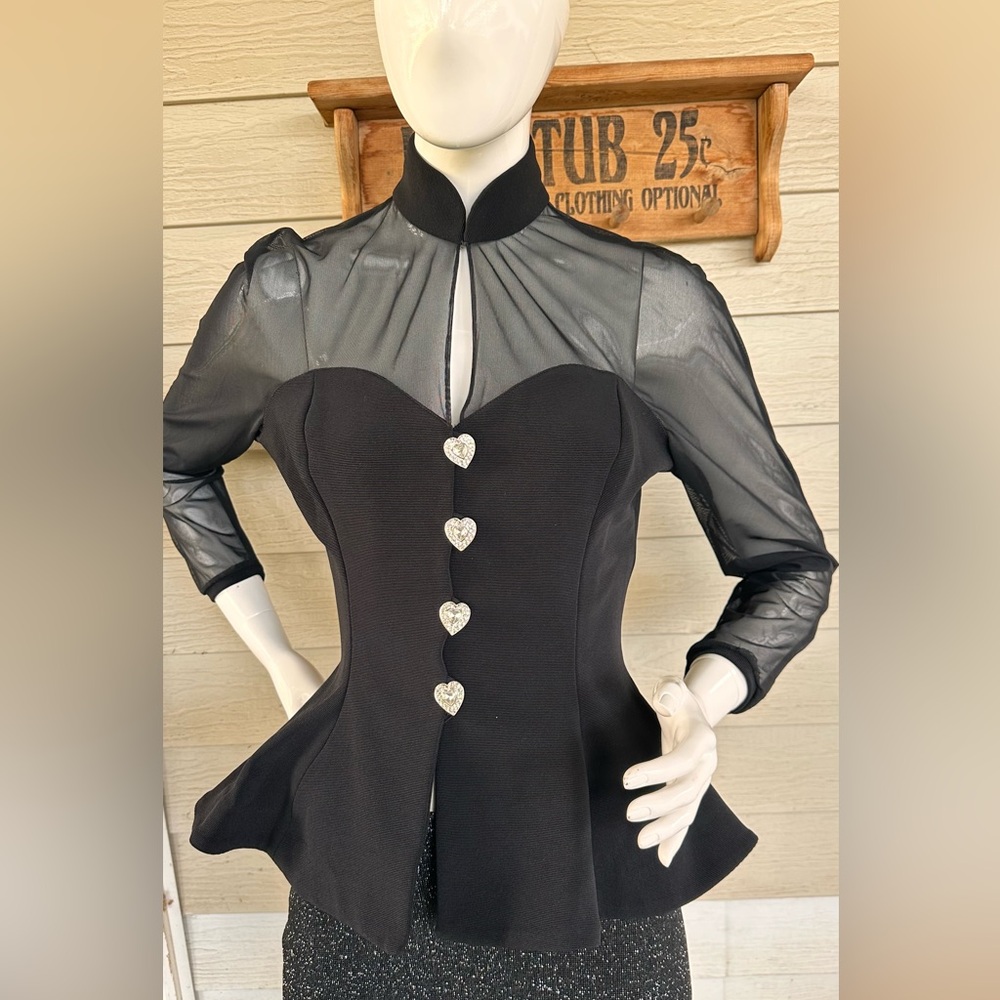 Sussan By Night Elegant Black blouse